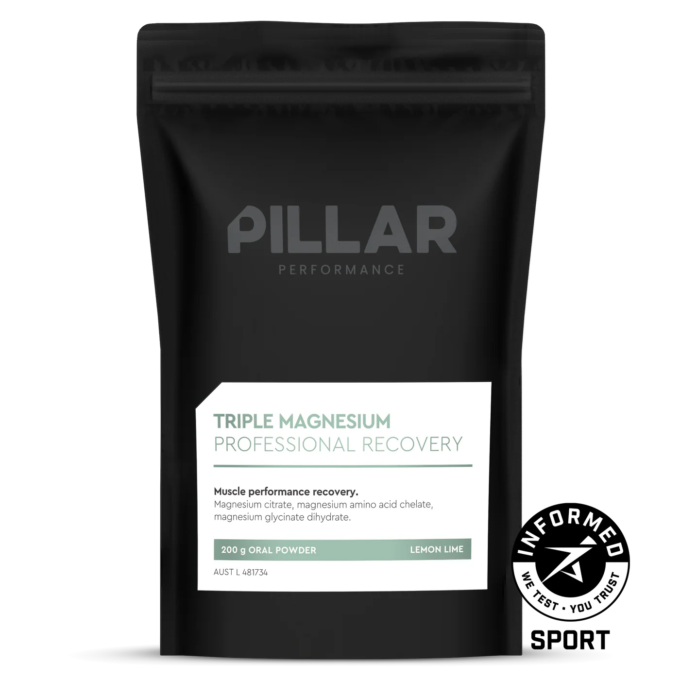 Triple Magnesium Powder — Lemon Lime image 2